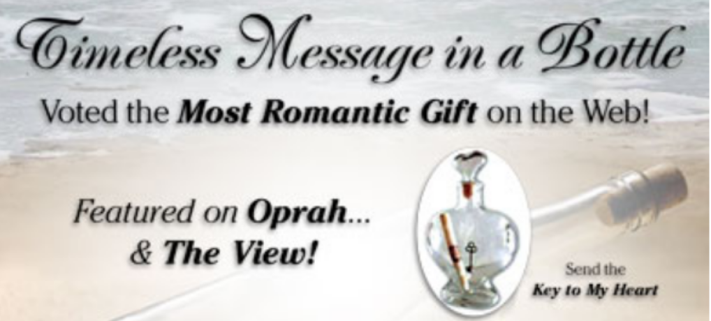 The Most Romantic Gift Idea – a Timeless Message in a Bottle!