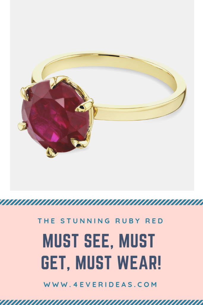 discount gemstones - ruby red